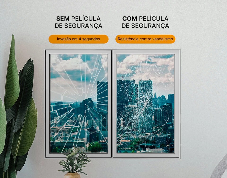 Duas janelas quebrada
