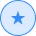 ÍCONE AZUL DE ESTRELA
