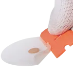 LAMINA PARA RATINHO DE PLASTICO LARANJA C/100 UN