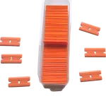 LAMINA PARA RATINHO DE PLASTICO LARANJA C/100 UN