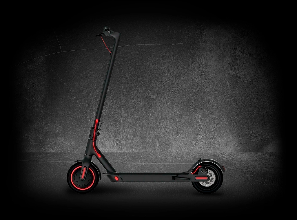 Imagem ilustrativa patinete elétrico de frente