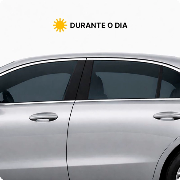 Película Fotocromática Sun Protect durante o dia