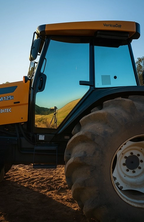 Imagem ilustrativa de um trator