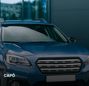 Imagem ilustrativa do capô de um carro