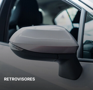 Imagem ilustrativa retrovisor de um carro